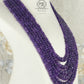 Natural Amethyst Gemstone Pumpkin Beads Necklace