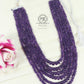 Natural Amethyst Gemstone Pumpkin Beads Necklace