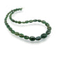 Natural Emerald Nuggets Shape Smooth Gemstone Beaded Necklace