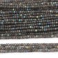 Natural Labradorite Rondelle Faceted Gemstone Beads Strand 13"