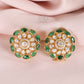 925 Silver Green Stud Earring