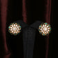 925 Silver Green Stud Earring