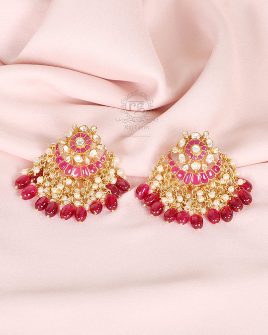 925 Silver Red Stud Earring