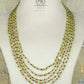 Natural Peridot Gemstone Beads Necklace Jewelry