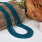 Natural Neon Apatite Gemstone Beads Necklace