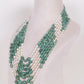 Natural Emerald & Pearl Gemstone Beads Necklace Jewelry