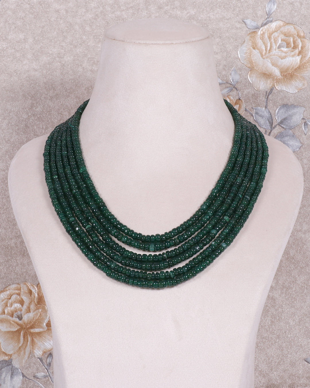 Natural Aventurine Gemstone Beads Necklace Jewelry