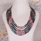 Natural Multi Tourmaline Gemstone Beads Necklace Jewelry