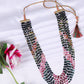 Natural Multi Tourmaline Gemstone Beads Necklace Jewelry