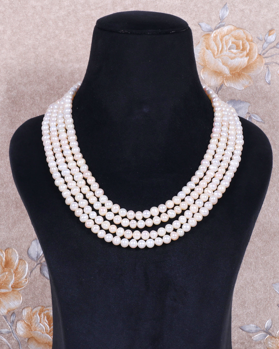 Natural Freshwater Pearl Gemstone Beads Necklace Jewelry