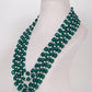 Natural Green Onyx & Pearl Gemstone Beads Necklace Jewelry