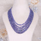 Natural Tanzanite Gemstone Beads Necklace Jewelry