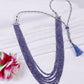 Natural Tanzanite Gemstone Beads Necklace Jewelry