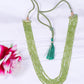 Natural Peridot Gemstone Beads Necklace Jewelry