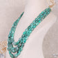 Natural Emerald Gemstone Beads Necklace Jewelry