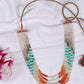 Natural Multi Semi Precious Gemstone Beads Necklace Jewelry