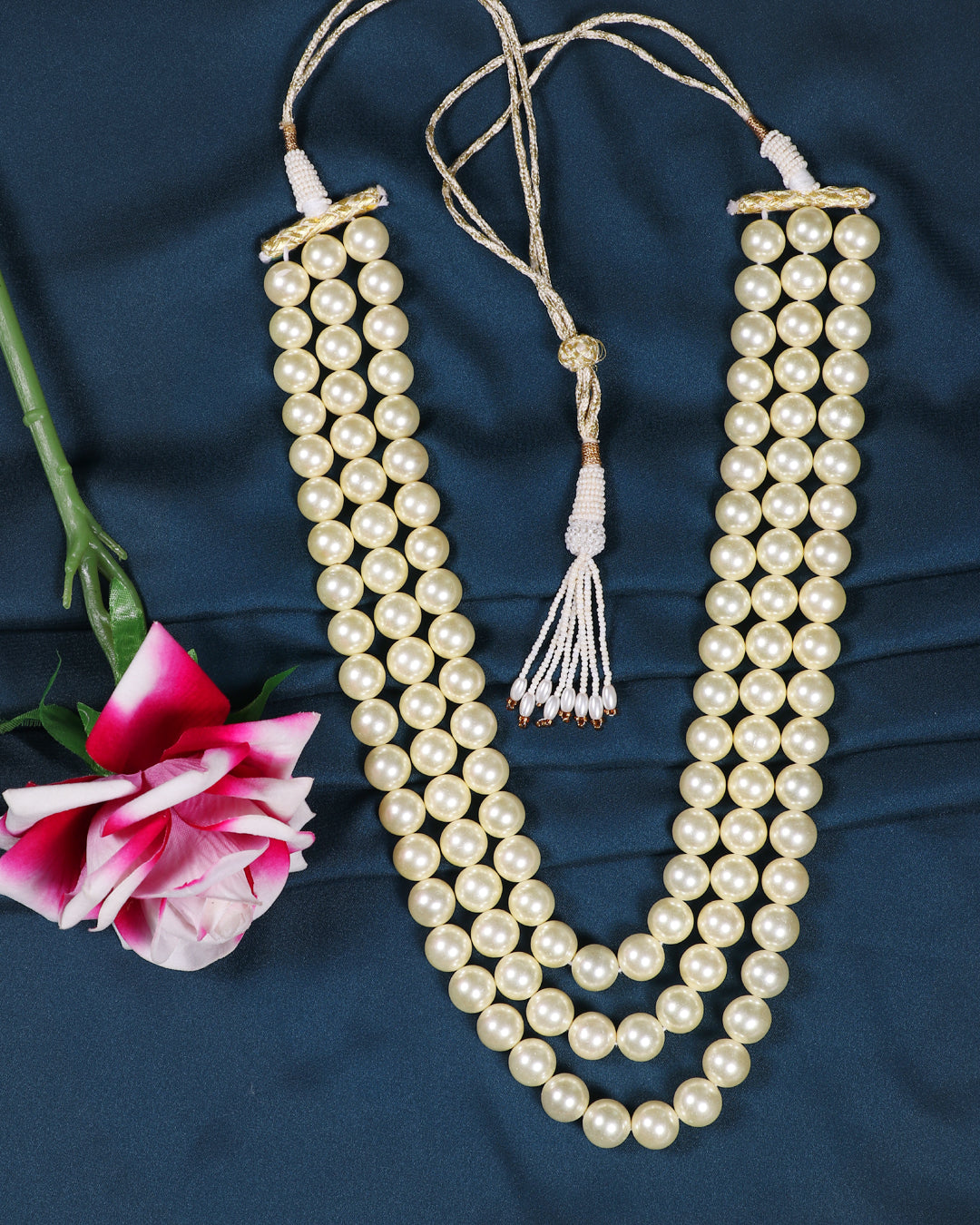 Pearl Gemstone Beads Necklace Jewelry