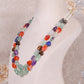 Natural Multi Gemstone & Pearl gemstone Beads Necklace jewelry