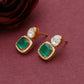 925 Silver Polki Stud Earring