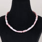 Pink Opal Gemstone Beads Necklace Jewelry