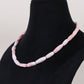 Pink Opal Gemstone Beads Necklace Jewelry