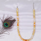 Orange Opal Gemstone Rondelle  Smooth Beads Necklace Jewelry