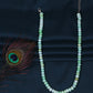 Green Opal Gemstone Rondelle Smooth Beads Necklace Jewelry