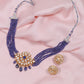 925 Silver Tanzanite gemstone Beads Necklace Jewelry