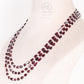 Natural Garnet Gemstone Beads Necklace Jewelry