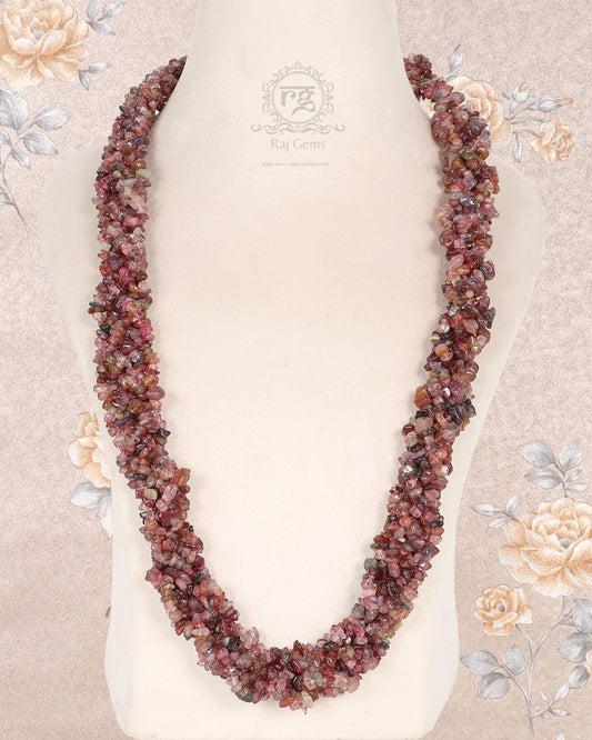 Natural Multi Spinel Gemstone Necklace Jewelry