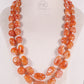 Natural Carnelian Gemstone Beads Necklace Jewelry