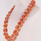 Natural Carnelian Gemstone Beads Necklace Jewelry