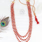 Natural Carnelian & Pearl Gemstone Beads Necklace Jewelry