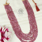 Natural Ruby Gemstone Oval Beads Necklace Jewelry