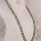 Designer Emerald Gemstone Beads Necklace Jewelery