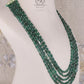 Green Quartz And Pearl gemstone Beads Necklace Jewelry