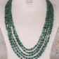 Green Quartz And Pearl gemstone Beads Necklace Jewelry