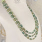 Natural Green Quartz and Pearl Gemstone beads Necklace Jewelry