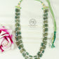 Natural Green Quartz and Pearl Gemstone beads Necklace Jewelry