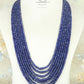 Natural Bule Sapphire Gemstone Beads Necklace Jewelry