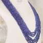 Natural Blue Sapphire Gemstone Beads Necklace Jewelry