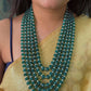 Natural Green Onyx Gemstone Beads Necklace Jewelry