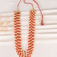 Natural Italian Coral & Pearl Gemstone Beads Necklace Jewelry