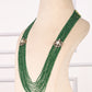 Pure Silver Designer Green Necklace Jewelry