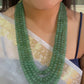 Natural Green Strawberry Pumpkin Gemstone Beads Necklace Jewelry