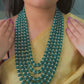 Natural Green Onyx Gemstone Beads Necklace Jewelry