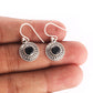 925 Sterling Silver Natural Black Onyx  Gemstone Earring Jewelry