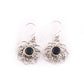 925 Sterling Silver Natural Black Onyx  Gemstone Earring Jewelry