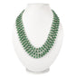 Natural Green Strawberry Quartz Pumpkin Gemstone Beads Necklace Jewelry