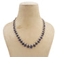 Natural Iolite Gemstone Drops Beaded Necklace